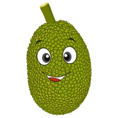 Craft Supply Classroom Cutout | Cartoon or Plain Jackfruit Fruit Cutout